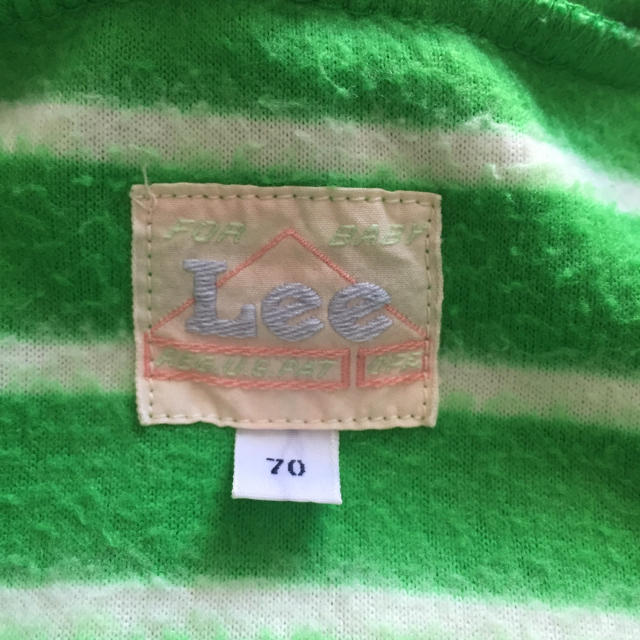 Lee(リー)のLee フリースロンパース 70cm キッズ/ベビー/マタニティのベビー服(~85cm)(ロンパース)の商品写真