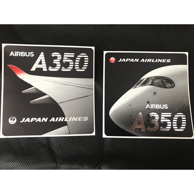 JAL(日本航空)(ジャル(ニホンコウクウ))の【日本航空】JAL A350 ステッカー【非売品】 エンタメ/ホビーのコレクション(ノベルティグッズ)の商品写真