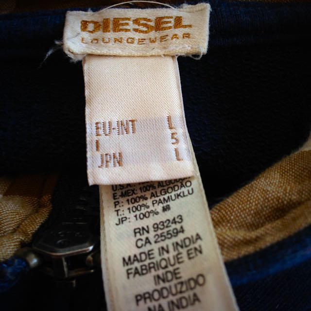 DIESEL(ディーゼル)の正規品 DIESEL パーカー メンズのトップス(パーカー)の商品写真