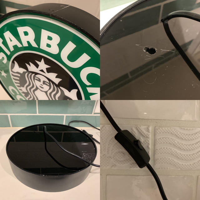Starbucks Coffee(スターバックスコーヒー)の　【ココア様専用】Starbucks  旧ロゴ 電飾サイン インテリア/住まい/日用品のライト/照明/LED(その他)の商品写真