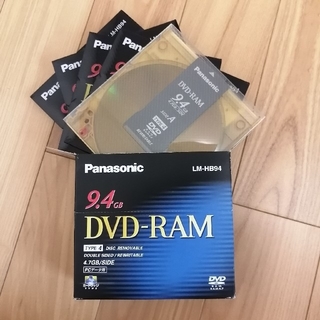 パナソニック(Panasonic)のPanasonic DVD-RAM LM-HB94 10枚(その他)