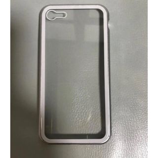 iPhone マグネット ケース ホワイトクリアー(iPhoneケース)