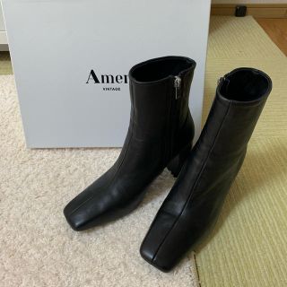 アメリヴィンテージ(Ameri VINTAGE)のショートブーツ SQUARE HELPFUL BOOTS(ブーツ)