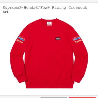 シュプリーム(Supreme)のsupreme honda fox racing crewneck(スウェット)