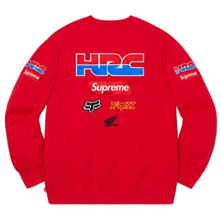 シュプリーム(Supreme)のSupreme × Honda × Fox Racing Crewneck(スウェット)