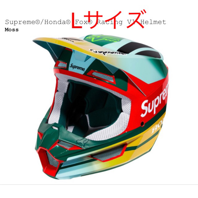 Supreme(シュプリーム)のsupreme HONDA FOX ヘルメット  自動車/バイクのバイク(ヘルメット/シールド)の商品写真