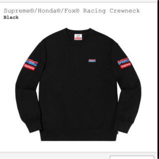 シュプリーム(Supreme)のSupreme®/Honda®/FoxRacingCrewneck 納品書付き！(スウェット)