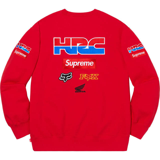 値下げXL Supreme Honda Fox Racing Crewneck