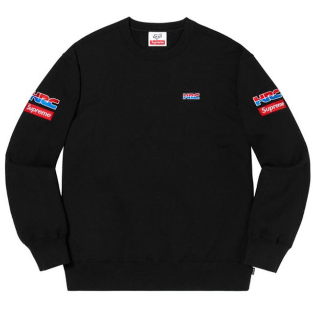 L Supreme Honda Fox Crewneck ホンダ クルーネック