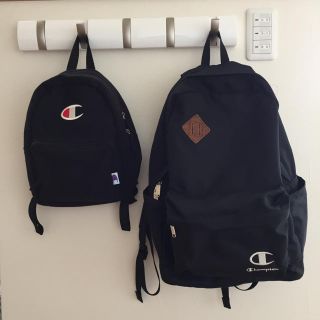 チャンピオン(Champion)の※ゆりあ2222様専用です！※champion BLACK リュック 親子セット(リュックサック)