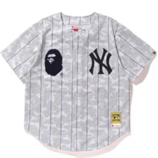 アベイシングエイプ(A BATHING APE)のBape Mitchell And Ness NY Large(シャツ)