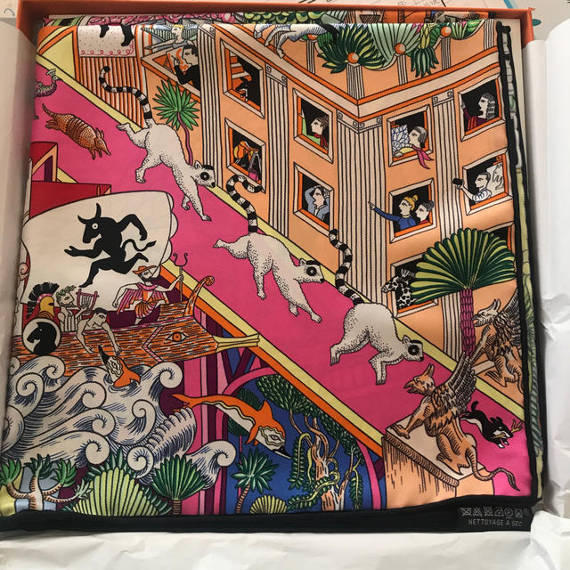 Hermes - エルメス カレ90 アニマポリス 新品未使用の通販 by ゆみあか's shop|エルメスならラクマ