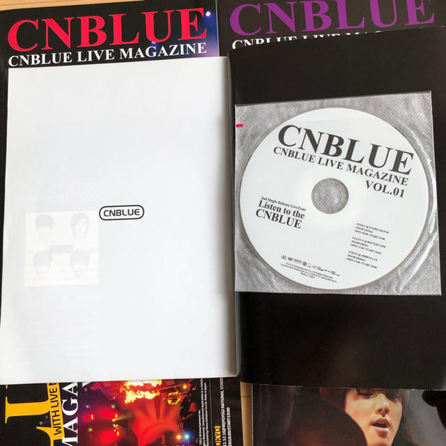 CNBLUE(シーエヌブルー)のCNBLUE LIVE MAGAZINE  VOL.01～VOL.08 エンタメ/ホビーのCD(K-POP/アジア)の商品写真