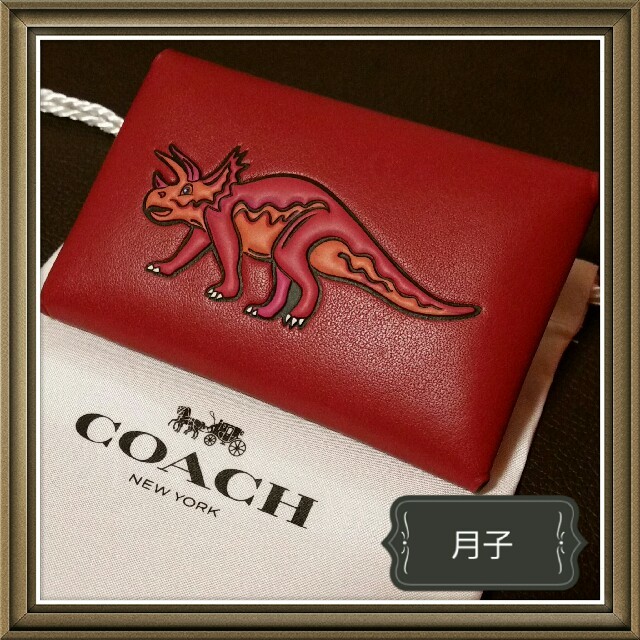 【新品】COACH(コーチ)・ダイナソー・カードケース