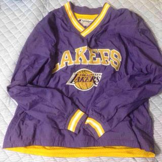 チャンピオン(Champion)のNBA LAKERS ブルゾン(ナイロンジャケット)