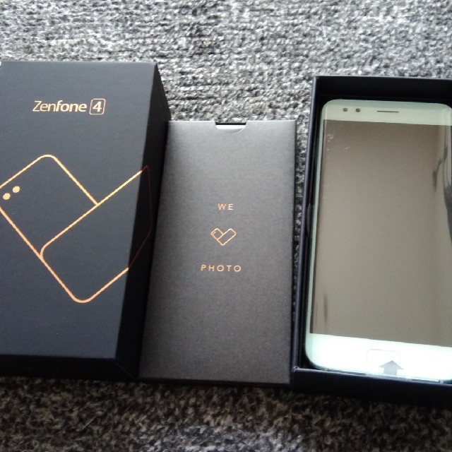 スマートフォン本体zenfone4 ZE554KL ミントグリーン 新品