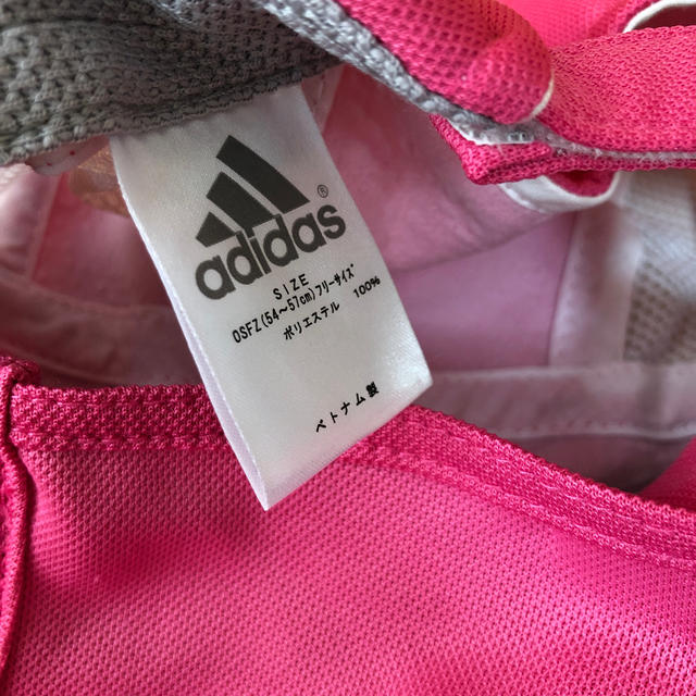 adidas(アディダス)のアディダス サンバイザー 帽子 レディースの帽子(その他)の商品写真