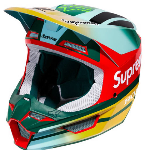 Supreme®/Honda® Fox® Racing V1 Helmet 緑自動車/バイク