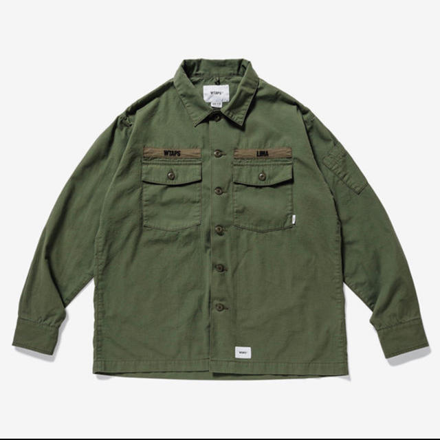 WTAPS 19AW BUDS LS  SHIRT COTTON RIPSTOP