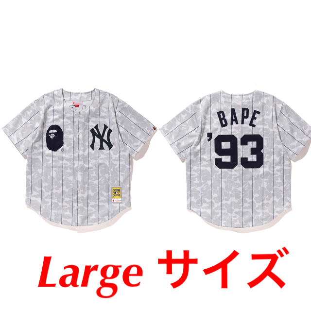 Bape Mitchell And Ness NY Large