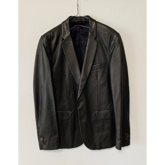 値下げ交渉可 paulsmith レザージャケット 羊革 モール www.gold-and