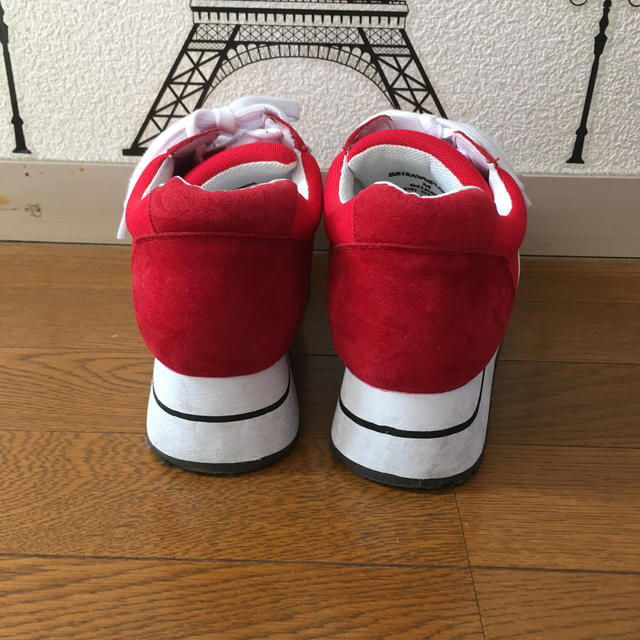 WEGO(ウィゴー)のhikaru様専用  厚底スニーカー M 赤 レディースの靴/シューズ(スニーカー)の商品写真