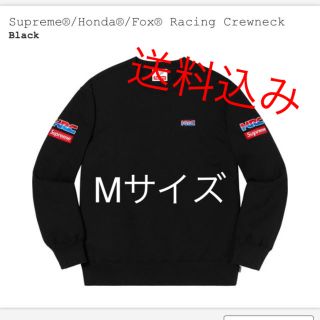 シュプリーム(Supreme)のsupreme honda fox racing crewneck black(スウェット)