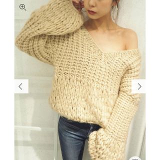 ジェイダ(GYDA)のGYDA/hand knitting ボリュームスリーブニットTOPS(ニット/セーター)