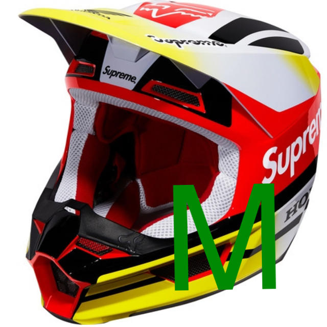 Supreme(シュプリーム)のMサイズ Supreme Honda Fox Racing V1 Helmet 自動車/バイクのバイク(ヘルメット/シールド)の商品写真