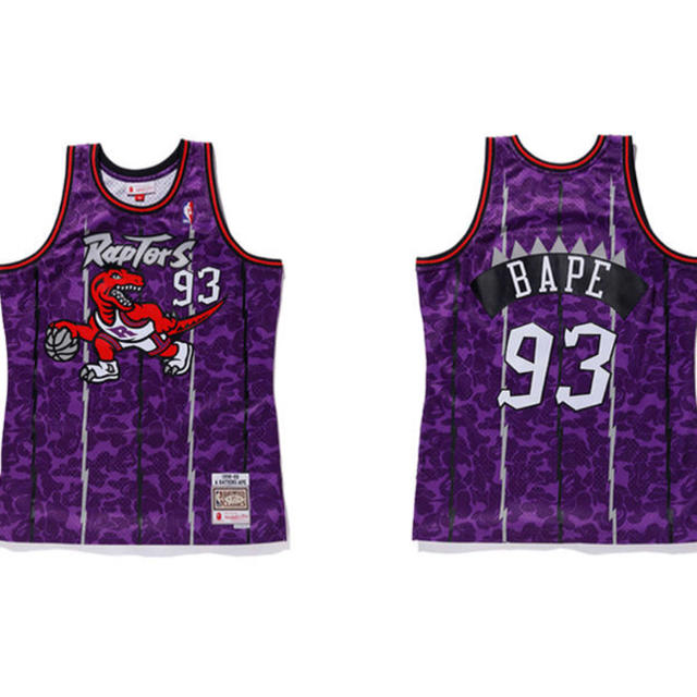 A BATHING APE(アベイシングエイプ)のBAPE RAPTORS CAMO BASKETBALL TANKTOP  メンズのトップス(タンクトップ)の商品写真