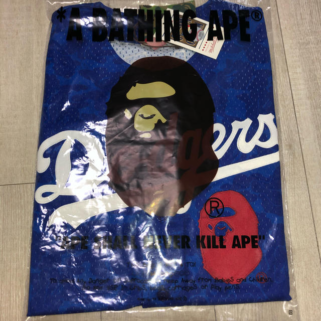 BAPE® x Mitchell & Ness DODGERS JERSEYトップス