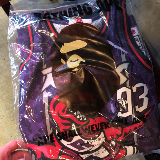 APE BAPE RAPTORS mitchell  タンクトップ　パーカータンクトップ