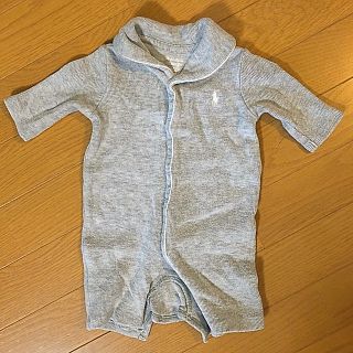 ラルフローレン(Ralph Lauren)のA♡mama様専用　ラルフローレン  ロンパース　グレー　新生児用　ＮＢ(ロンパース)