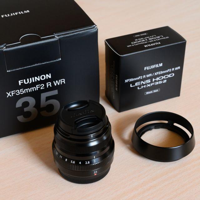 美品 XF35mmF2 WR 箱フードあり