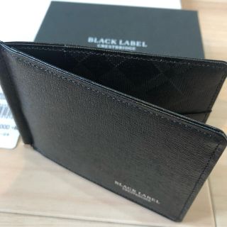 ブラックレーベルクレストブリッジ(BLACK LABEL CRESTBRIDGE)の新品 マネークリップ 財布 ブラックレーベルクレストブリッジ バーバリー (折り財布)