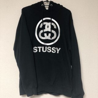 ステューシー(STUSSY)のstussyパーカー黒(パーカー)