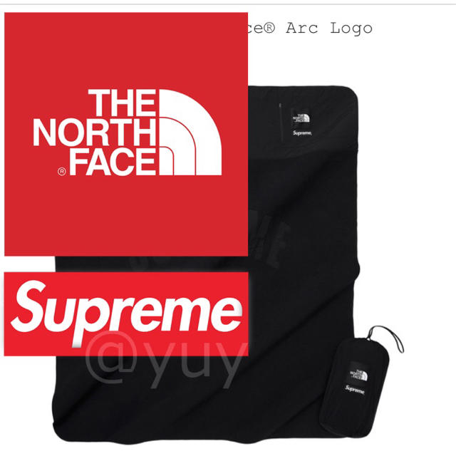 【未使用】supreme north face blanket