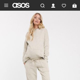 エイソス(asos)の最終値下価格 asos マタニティ 裏起毛フーディ(マタニティウェア)