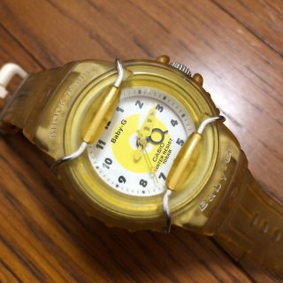 ベビージー(Baby-G)の G-SHOCK CASIO Baby-G 黄色 ジャンク品(腕時計(アナログ))