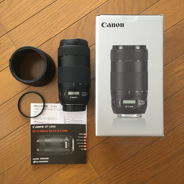 Canon(キヤノン)のキャノン　EF70-300mm F4-5.6 IS II USM スマホ/家電/カメラのカメラ(レンズ(ズーム))の商品写真