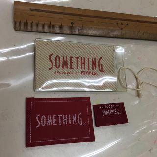 エドウィン(EDWIN)のラベル SOMETHING 希少 登録商標マーク(その他)