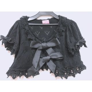 アンジェリックプリティー(Angelic Pretty)のAngelic Pretty ハート透かしニットボレロ(ボレロ)