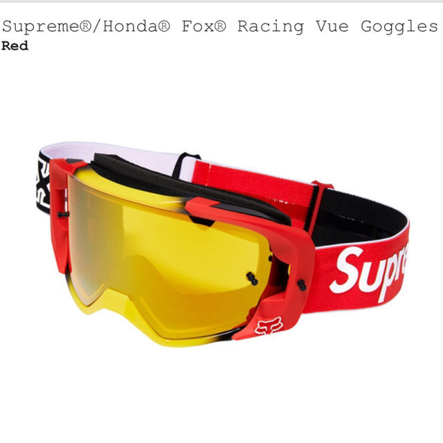 有名なブランド Vue - Supreme Goggles フォックスレーシング ホンダ シュプリーム ゴーグル サングラス+メガネ