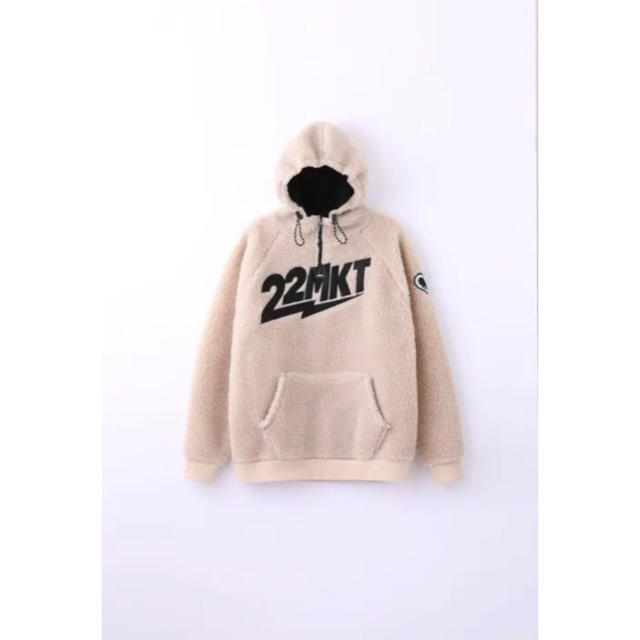 22market Teddy hoodie クリーム M | hartwellspremium.com