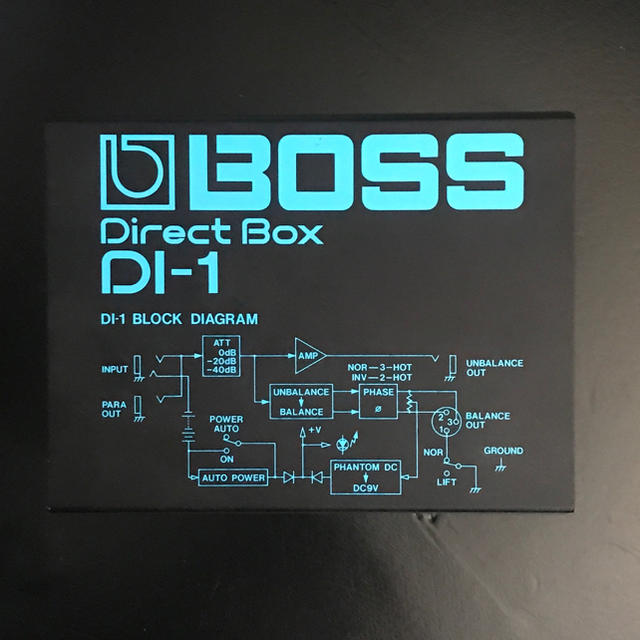 BOSS(ボス)のBOSS ( ボス ) DI-1 ダイレクトボックス 楽器のレコーディング/PA機器(その他)の商品写真