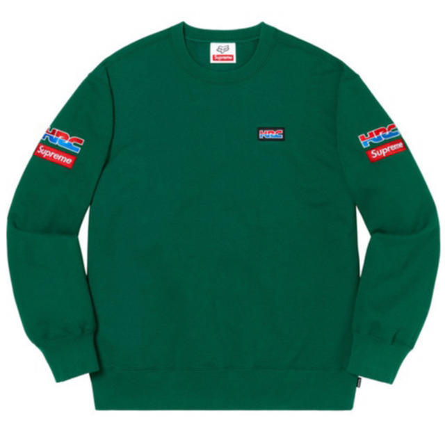 (L) Supreme Honda Fox Racing Crewneckスウェット