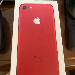 アップル(Apple)のiPhone7 product red ソフトバンク　simフリー　128gb(スマートフォン本体)