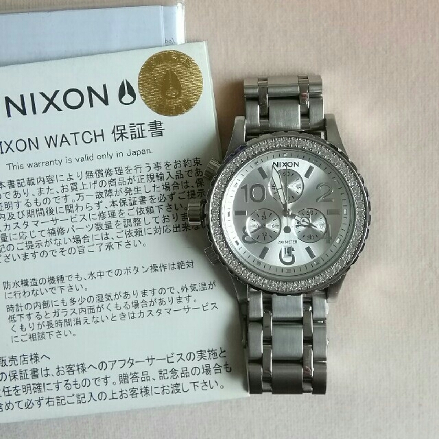 NIXON  ﾆｸｿﾝ　腕時計　ウォッチ　レディース　38-28CHRONO