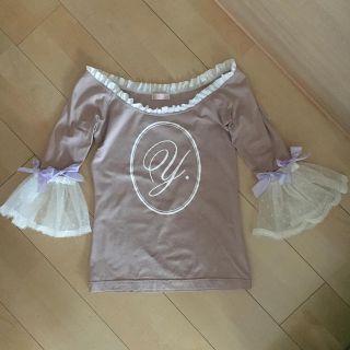 ハニーミーハニー(Honey mi Honey)のルサロンディ♡ロゴカットソーアモナヴィー honeymihoneysnidel(Tシャツ(半袖/袖なし))