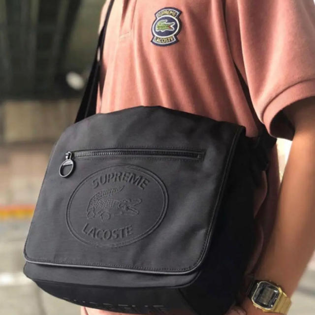 supreme lacoste messenger bag - ショルダーバッグ